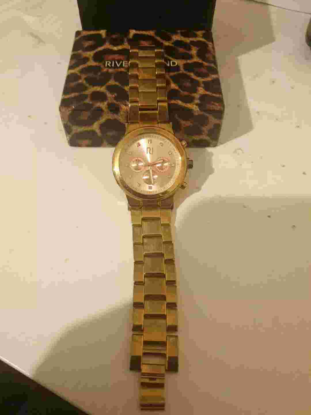 BNIB Mens River Island Chunky Wristwatch. New and Boxed