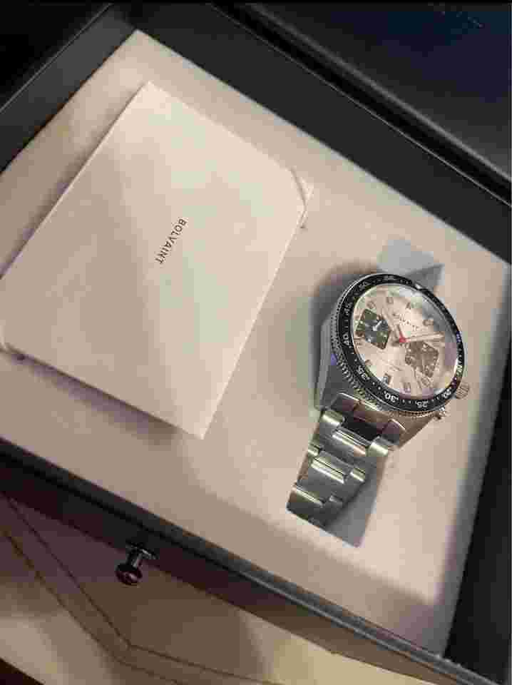 Bolvaint Balmat Argent In Black Mens Watch *BRAND NEW Sealed In Box*