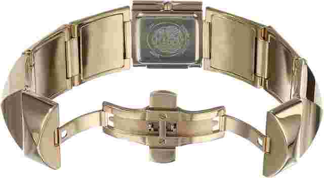 Vince Camuto Women's VC/5026CHGB Gold-Tone Pyramid Bracelet Covered Dial Watch