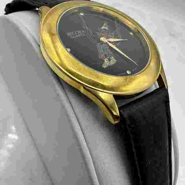 Becora Gold & Black Watch, Circus Monkey, 40mm, V3150, New Battery