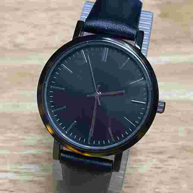 Vintage FMD Lady Faux Tiger Eye Japan movement Analog Quartz Watch~New Battery