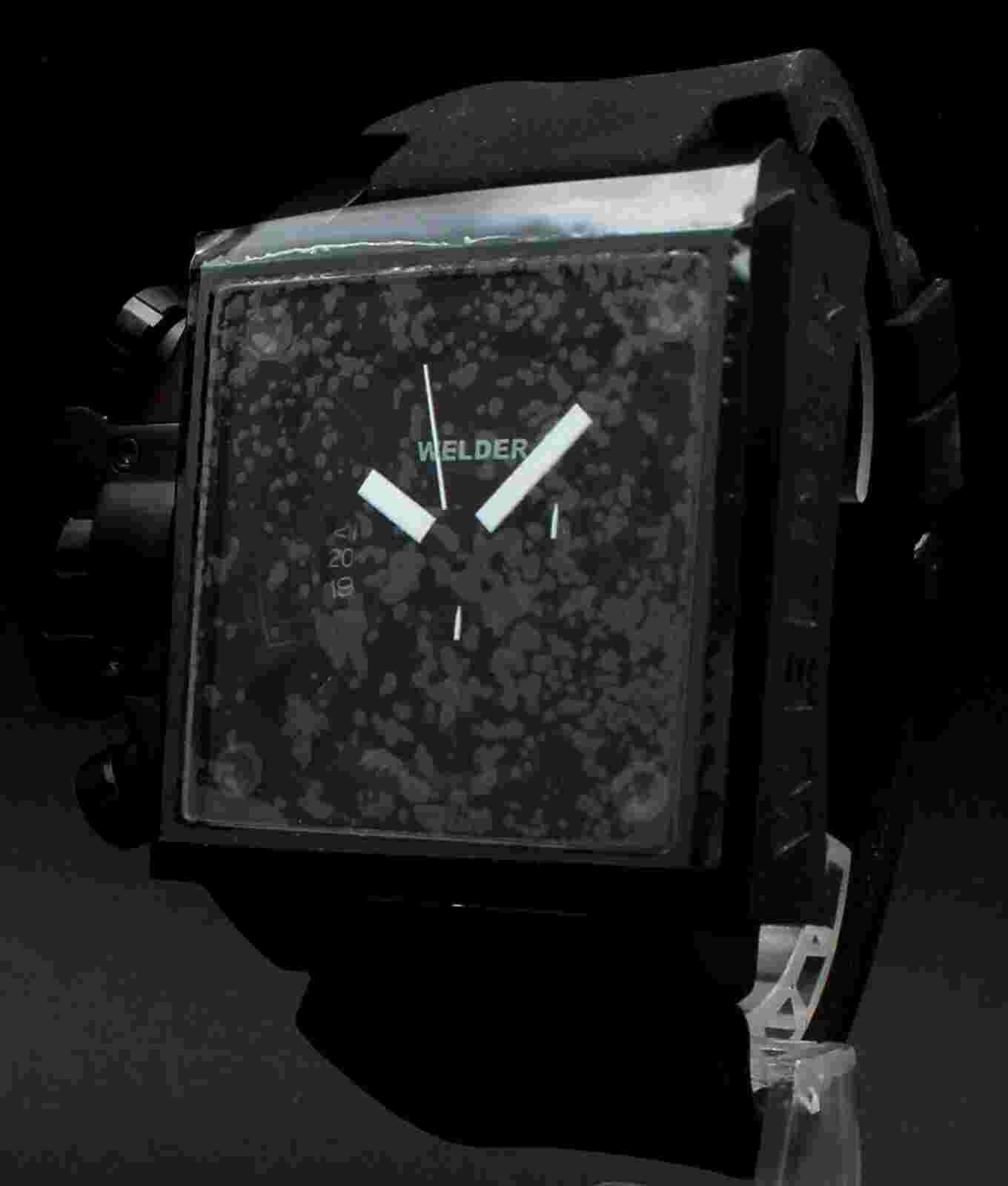 Welder K-25 Stainless Steel Black  Quartz 46mm Wrist Watch