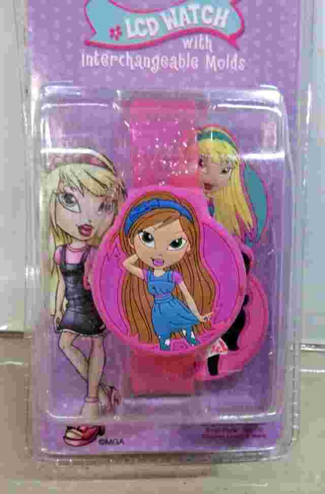 Lil Bratz LCD Watch With Interchangeable Molds New NIP Rare MGA Entertainment