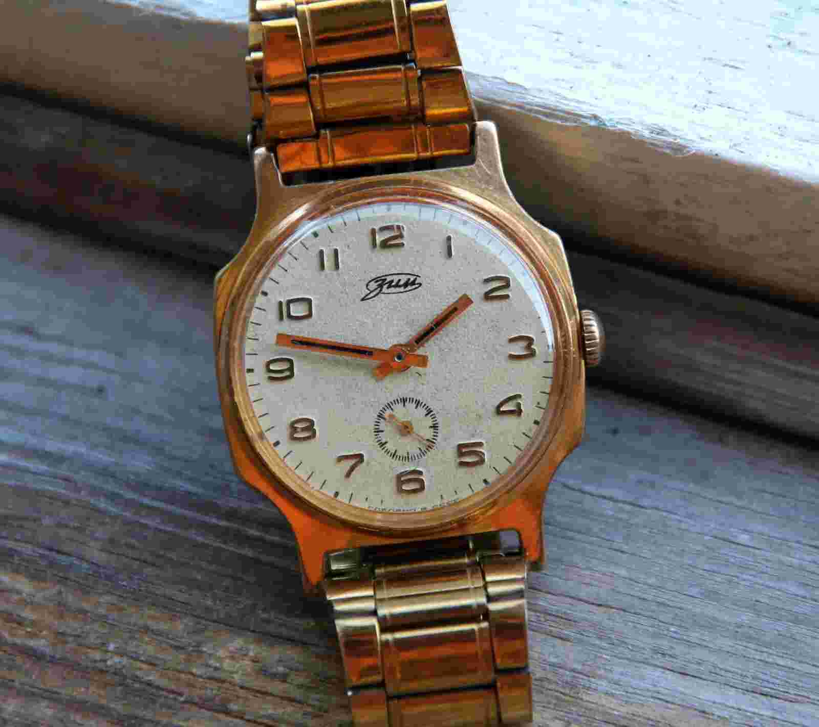 Vintage wrist watch/Zim/Soviet men's mechanical watch USSR