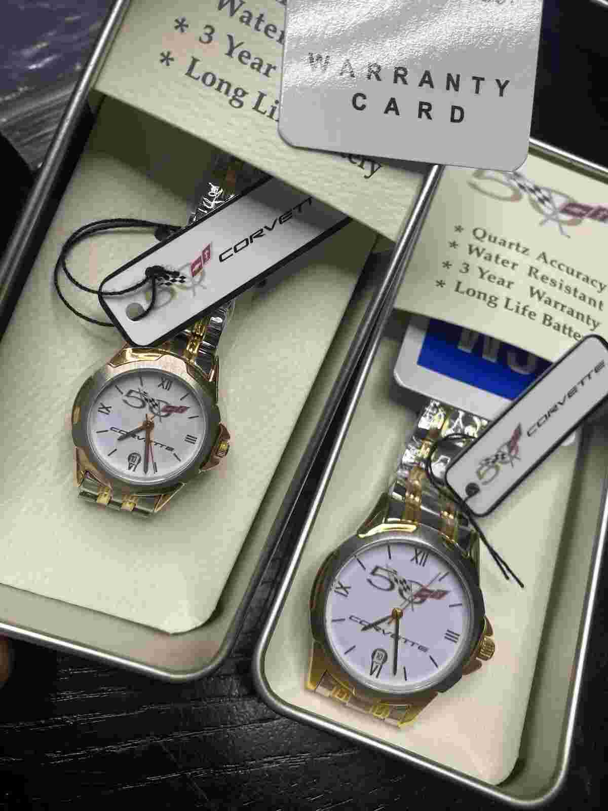 chevrolet corvette gm men and women watch