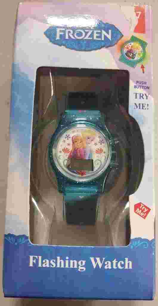 Disney Frozen Blue Flashing Watch Kids