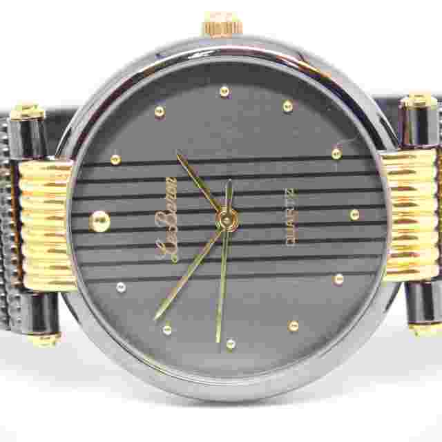 Le Baron Two Tone Quartz Analog Women's Watch New Battery