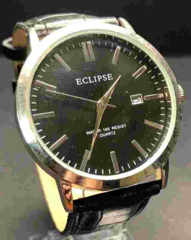 Vintage Men's Eclipse Analog Watch WR50M - Untested - May Need Battery or Repair