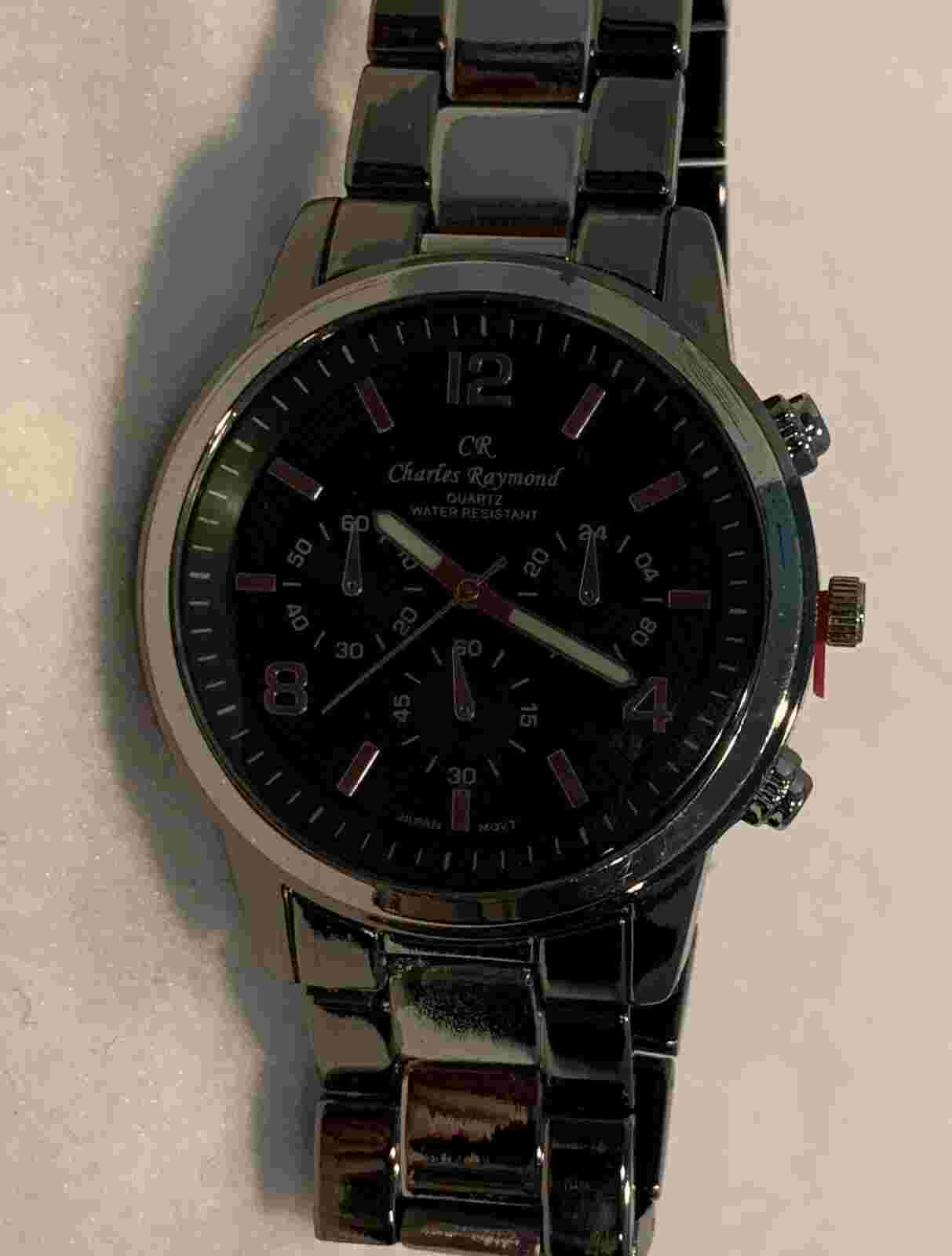 CHARLES RAYMOND MEN'S ANALOG WATCH NEW WITHOUT BOX