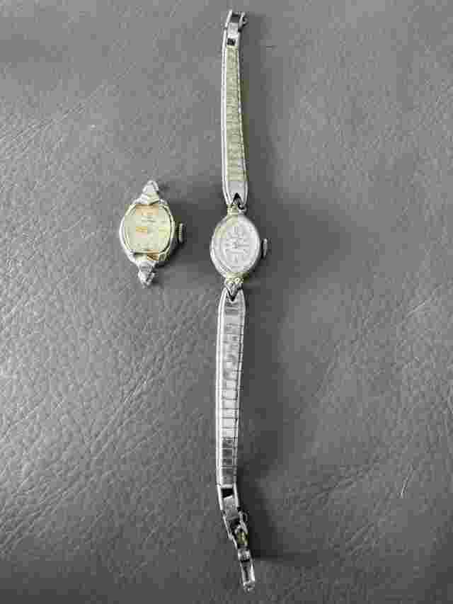 Vintage Lady Vantage + Hallmark 10k Rolled Gold Watches As Is