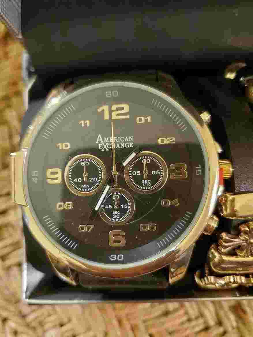American Exchange Women's Chronograph Watch & Bracelets