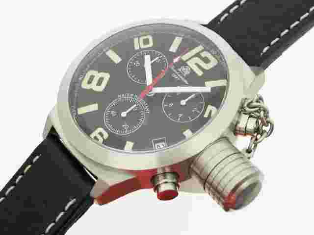 German U-Boot Crown Protection Chrono SWISS ETA-movt. T0074