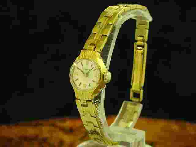 Dugena Gold Mantel/Stainless Steel Hand Wound Women's Watch/Caliber Dugena 1220