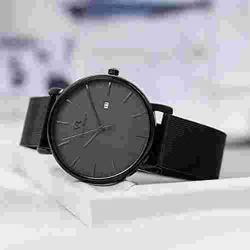 BUREI Watch Men's Fashionable Waterproof Analog Watch VR001-3