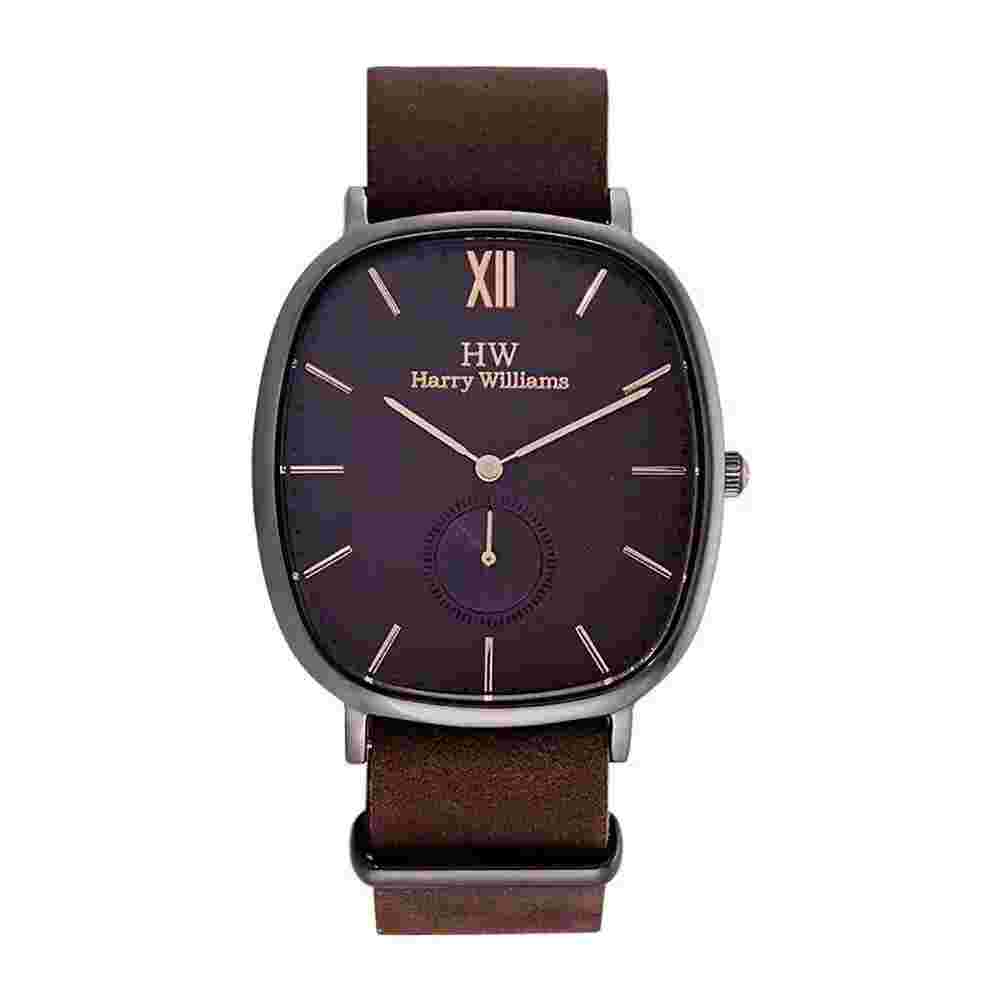 HARRY WILLIAMS Watch Male Leather - HW-X2435M-14
