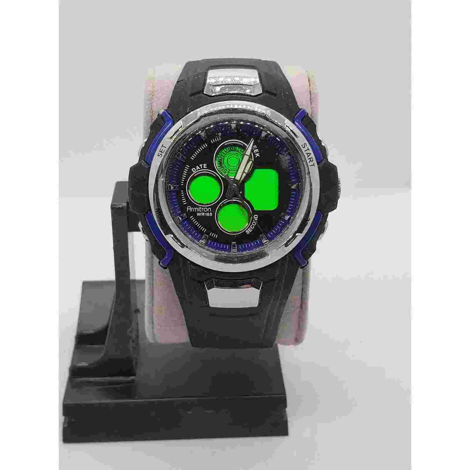 Men's Armitron digital watch 20/4193 763H/8 Multi function face. Water resistant