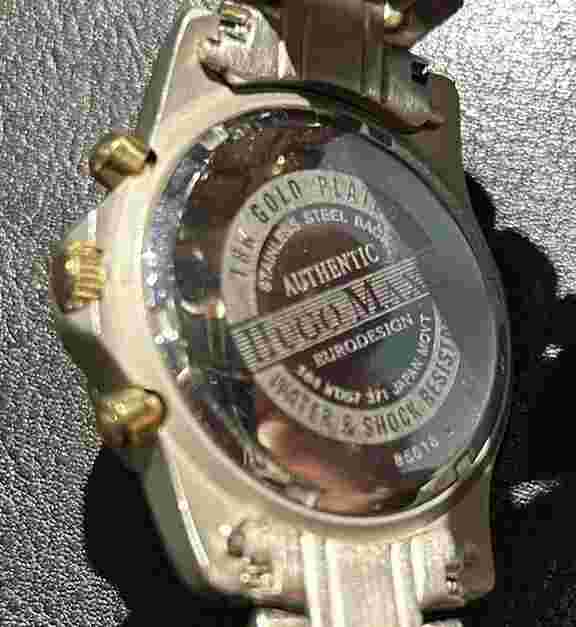 Hugo Max Men 39mm Watch Eurodesign 18kgp