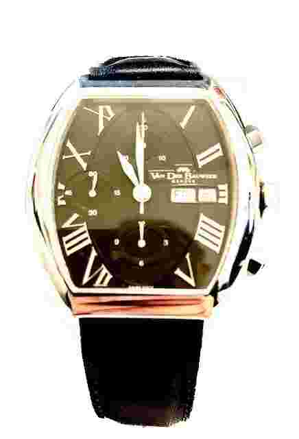 Limited Edit VAN DER WAUWEDE CHURCHILL MAGNUM CAL. 35  CHRONO AUTOMATIC WATCH