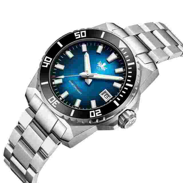 PHOIBOS LEVIATHAN 200M Automatic Diver Watch PY054B Blue