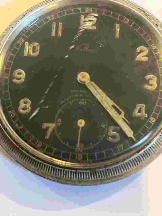 Vintage Kelbert Pocket Watch For Parts or Repair - Missing Crown