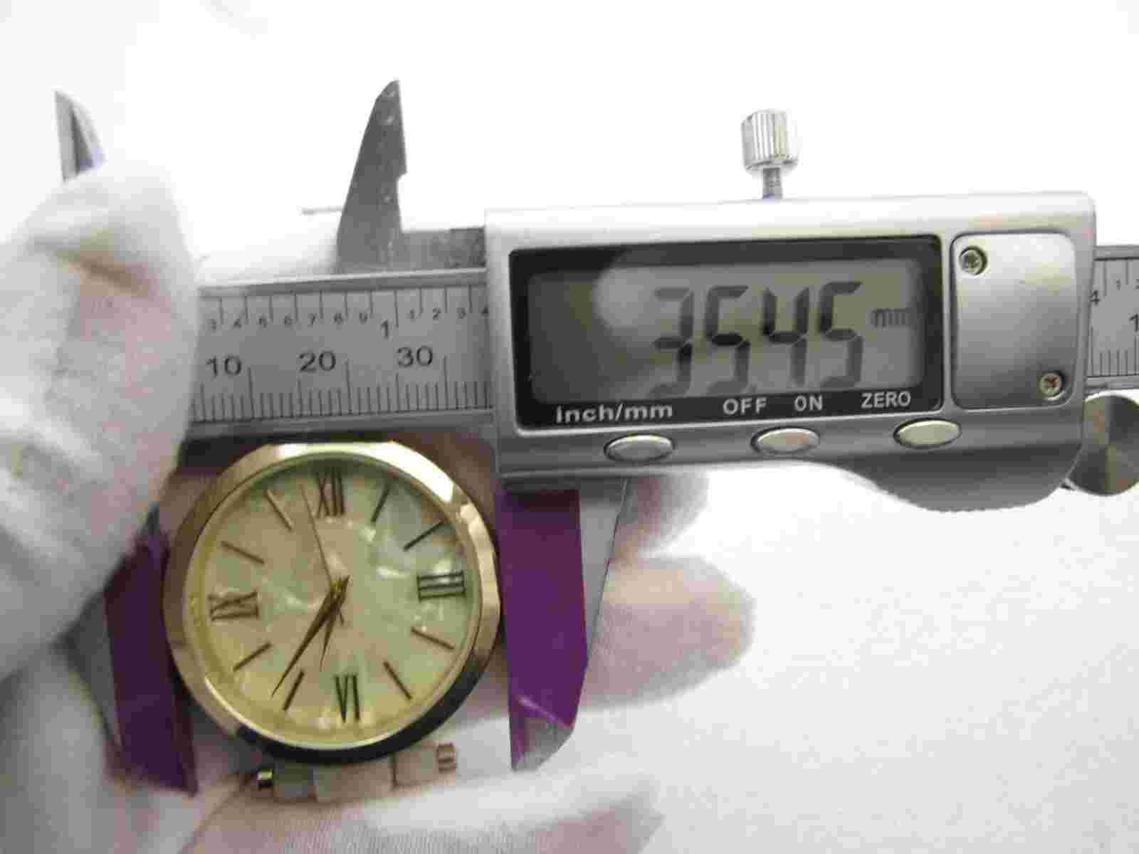 Women INC Quartz WR Analog 35mm Round Watch (H348) "New Battery"