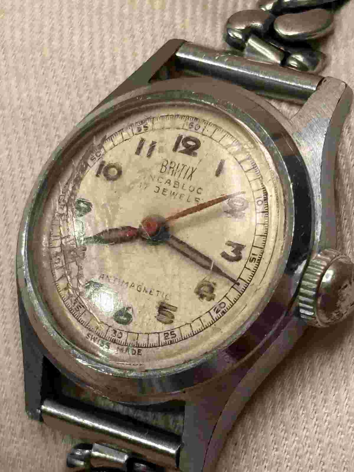 Vintage Britix Incabloc Watch 17 Jewels Antimagnetic Women’s Watch - Working -