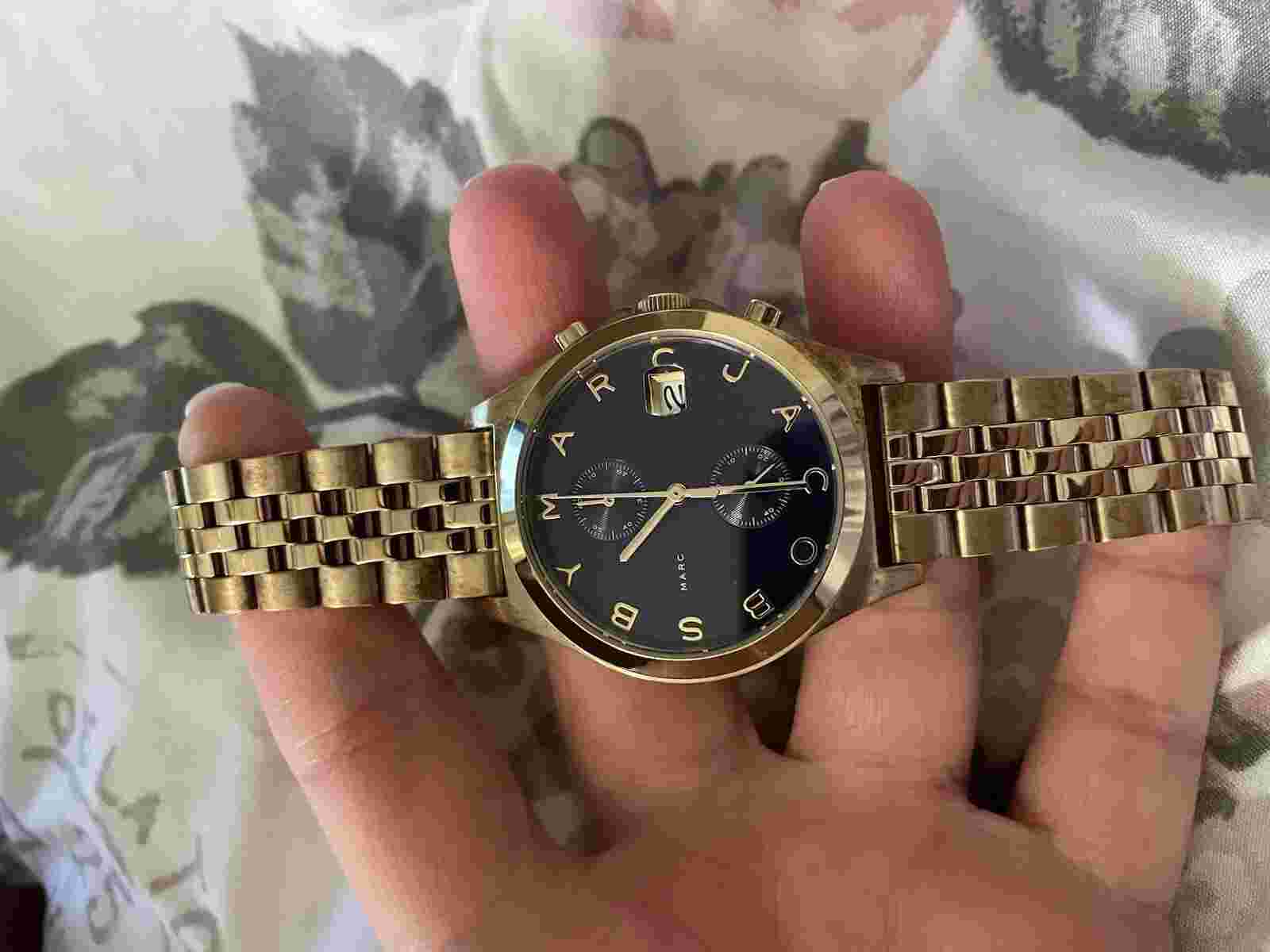 marc jacobs watch women gold