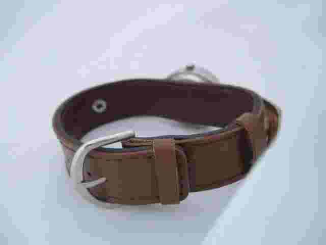 No Boundaries Women's Analog Watch Brown Buckle Band