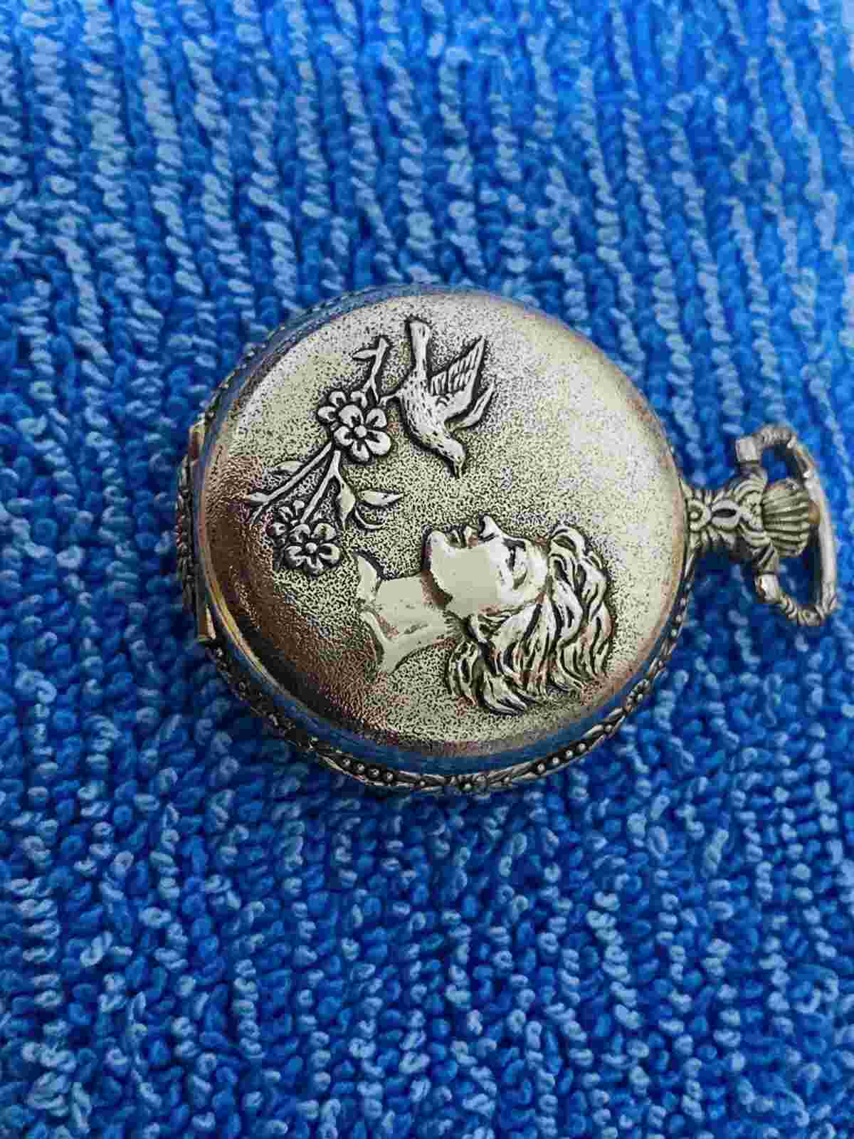 Parmex Quartz Pocket Watch Battery Fishing