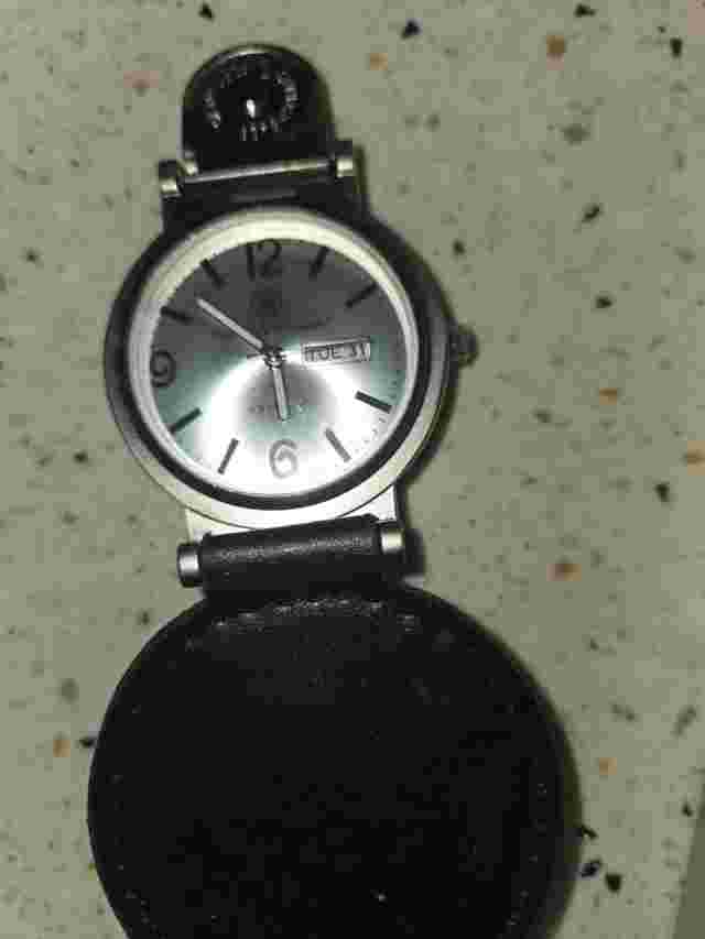 New Mens Smith And Wesson Belt / Pocket Leather Clip Watch
