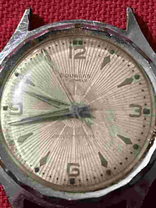 Douglas Water Proof 17 Jewels Shock Resistant Watch, Wind Up Parts Or Service