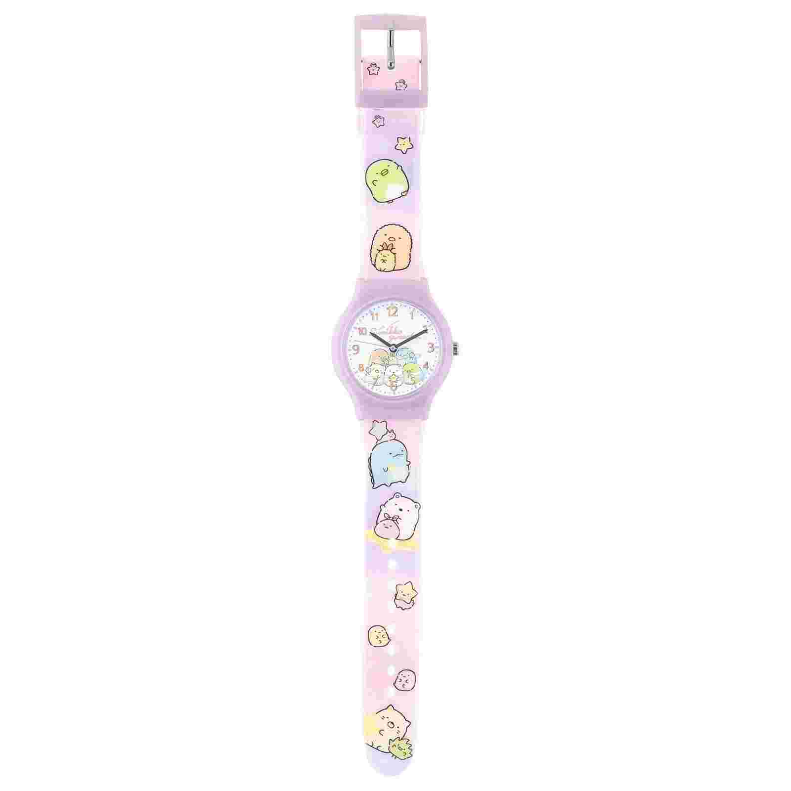 Sunflame J-Axis Sumikkogurashi Plastic Watch CX2A0006-PU Women's Purple