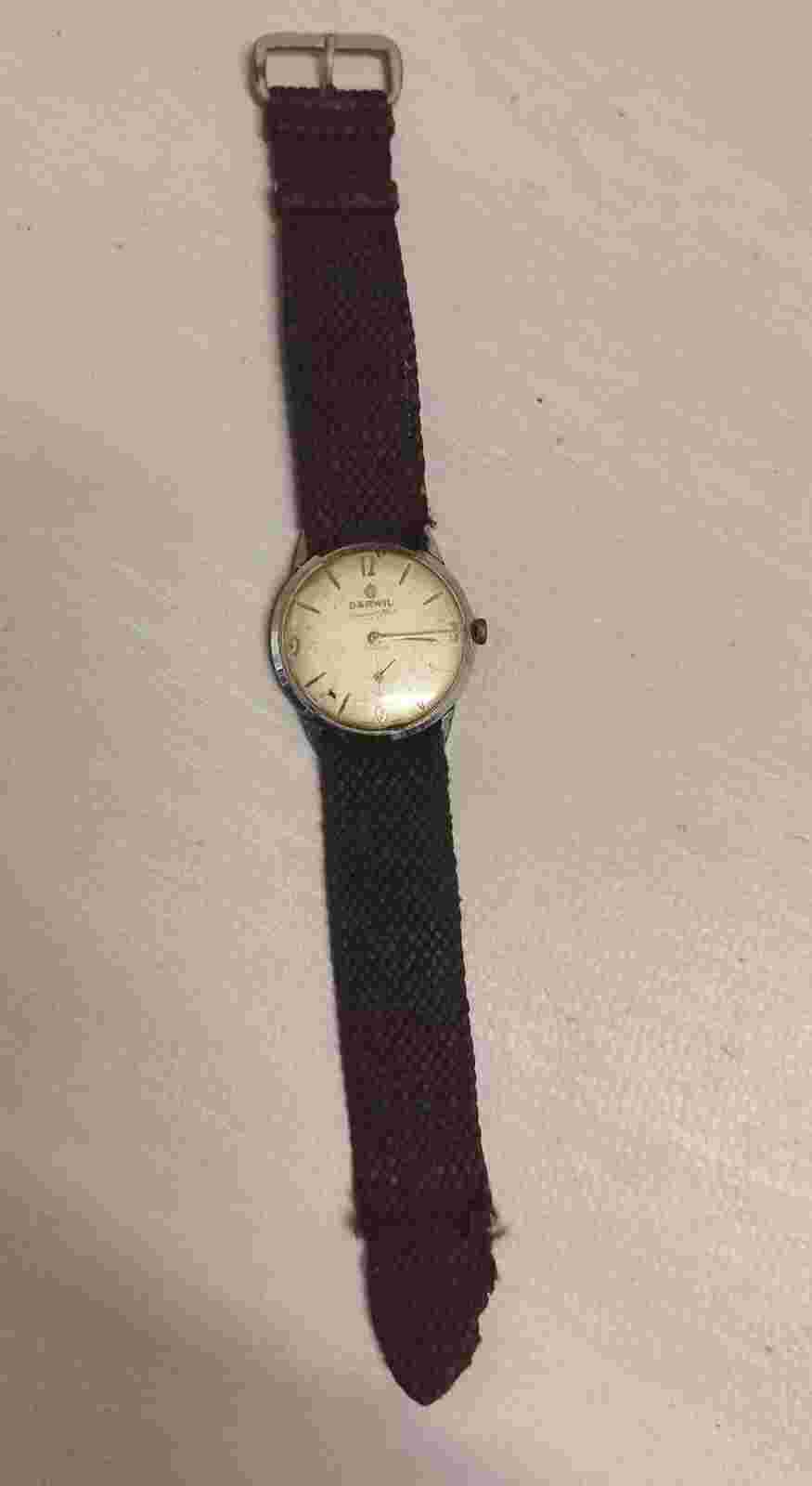 Vintage DARWIL Special Flat Luxe 17 Rubis 7041, complete, rare, 70s, men watch,