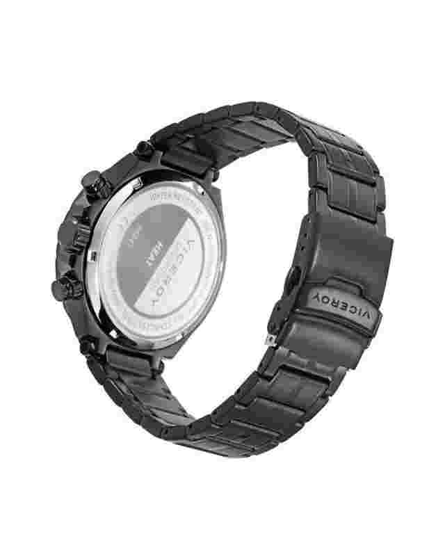 Black IP Steel Case Watch With Green Bezel 20 ATM And Steel Bracelet