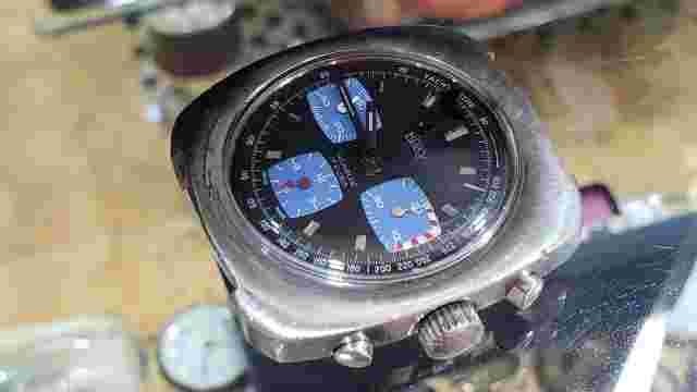 Rare Roxy Chronograph Valjoux Cal 7736 Mechanical Mens Watch