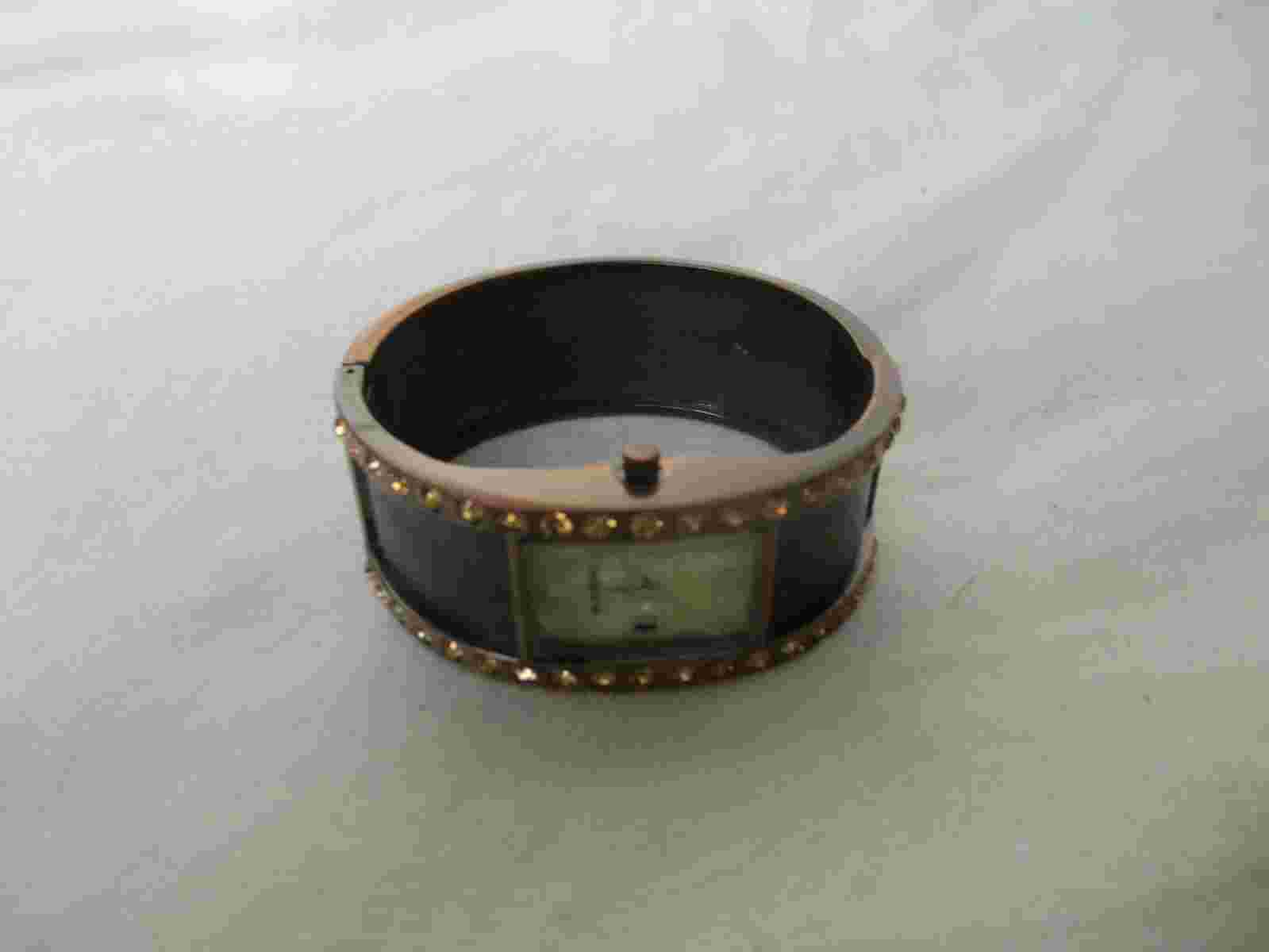 Narmi Brown Copper Toned STYLISH Cuff Band Wristwatch