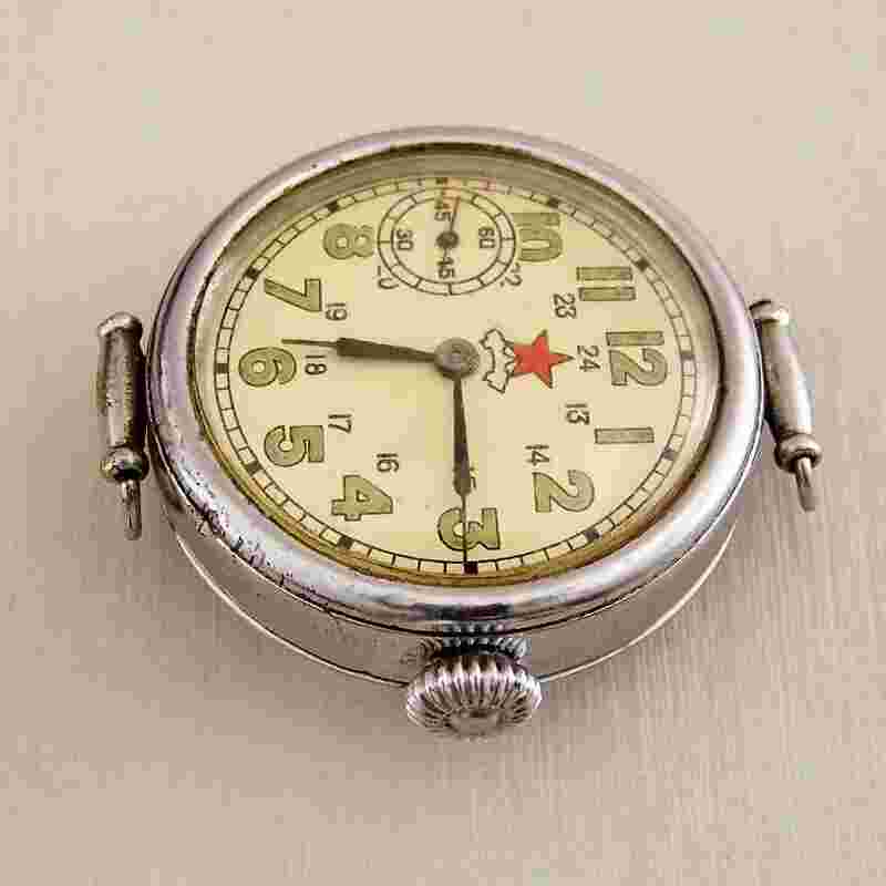 KIROVSKIE K-43 from Factory 2MWF military WWII Soviet Army USSR watch 1943
