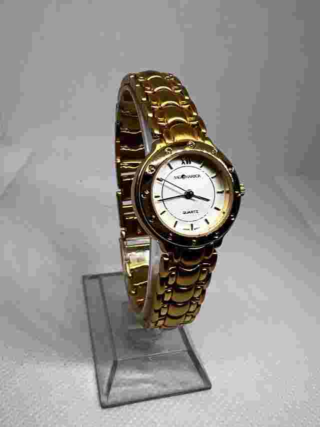 Sag Harbor Women Quartz Watch Gold Stainless Steel WR New Battery
