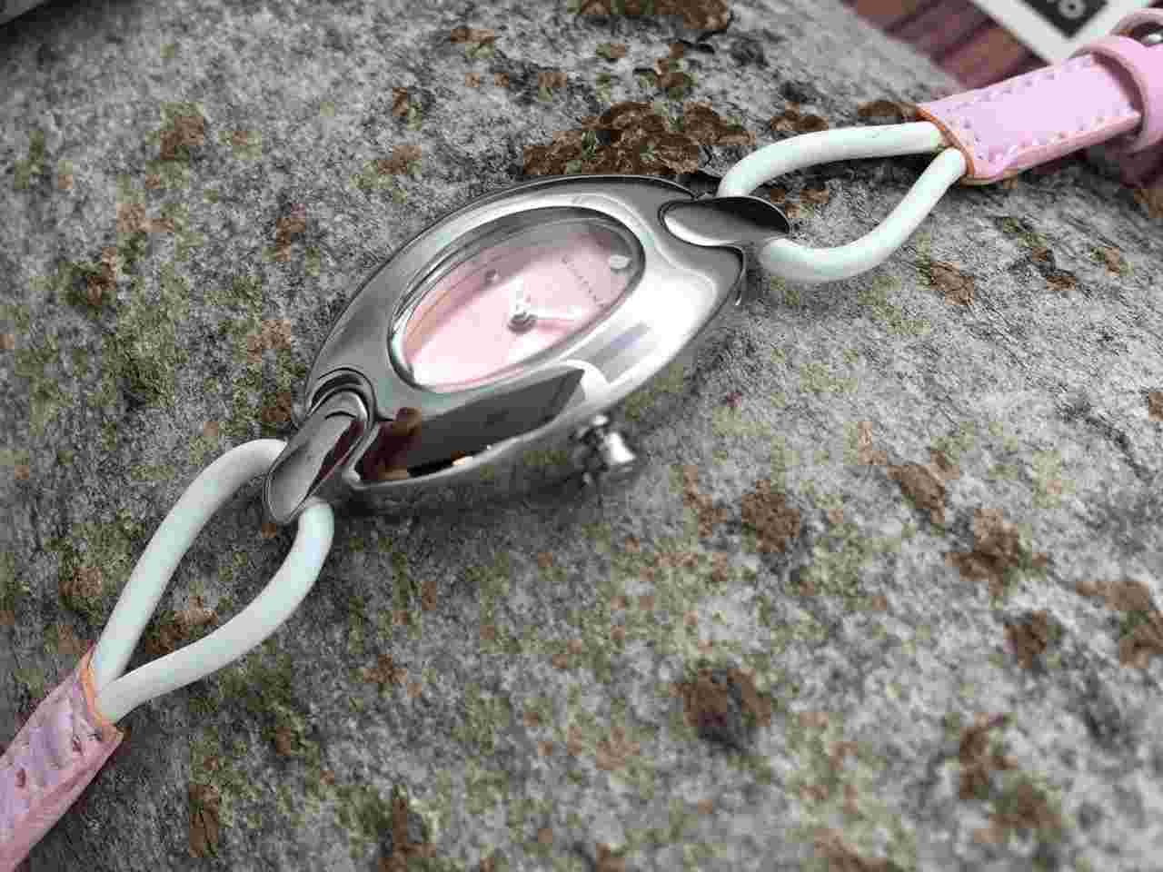 2 Giordano ladies analog watch - fashion style - red - rose - new