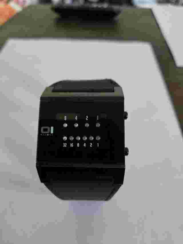 The One Binary Time Men's Watch Kerala Trance Used With New Battery