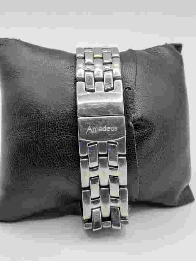 Classy Amadeus Wristwatch Loose Dial Part Quartz For Parts / Repairs 39.06mm
