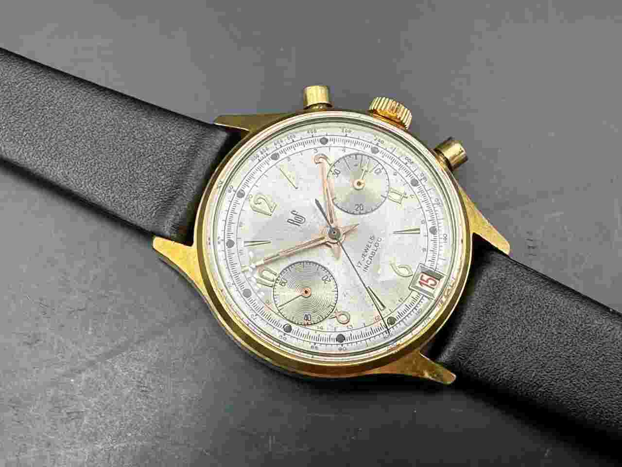 Vintage ROF Landeron cal.187 Base Chronograph Watch .