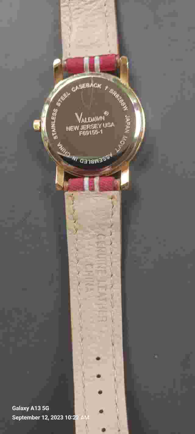 American Flag-on-face watch, F69155-1 Working watch, Valdawn Men's/Women's