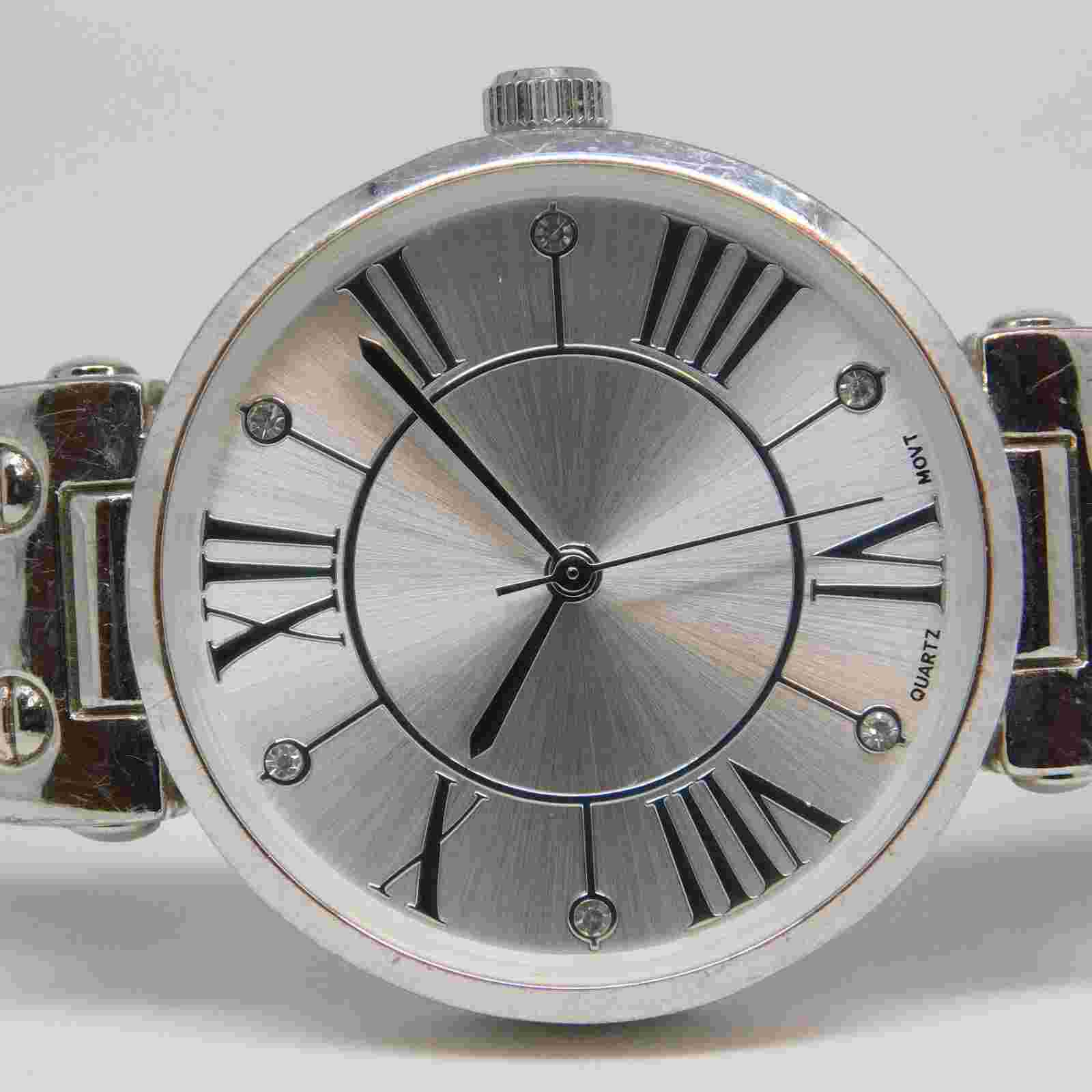 Charming Charlie No:8788 Cuff Bracelet Women's Watch Sz. 6 1/4" New Battery