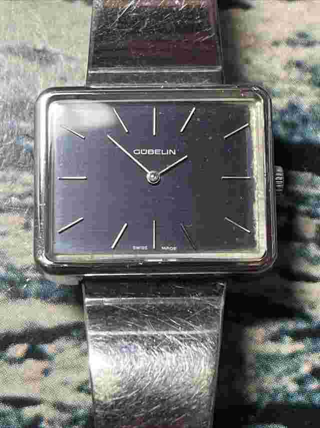Gubelin Vintage TV Case Patek Extremely Rare Mens Manual Wind Watch Runs Great