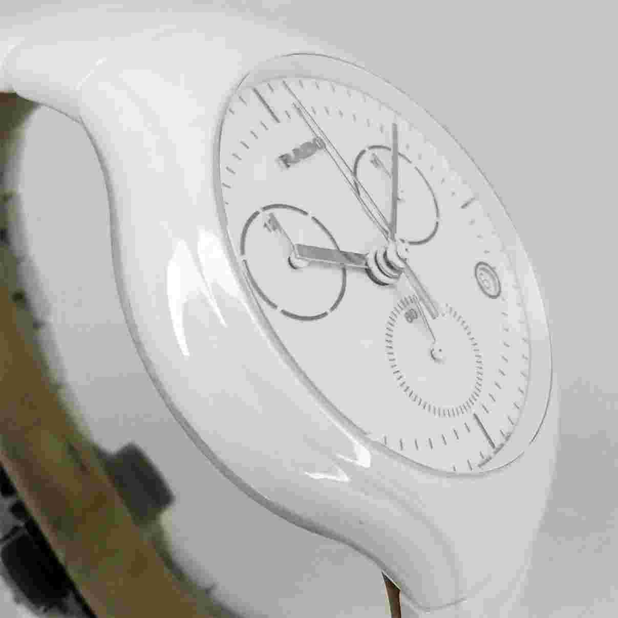 RADO Watch 541.0832.3 Diamond Master Chronograph Ceramic Quartz 43mm Mens White