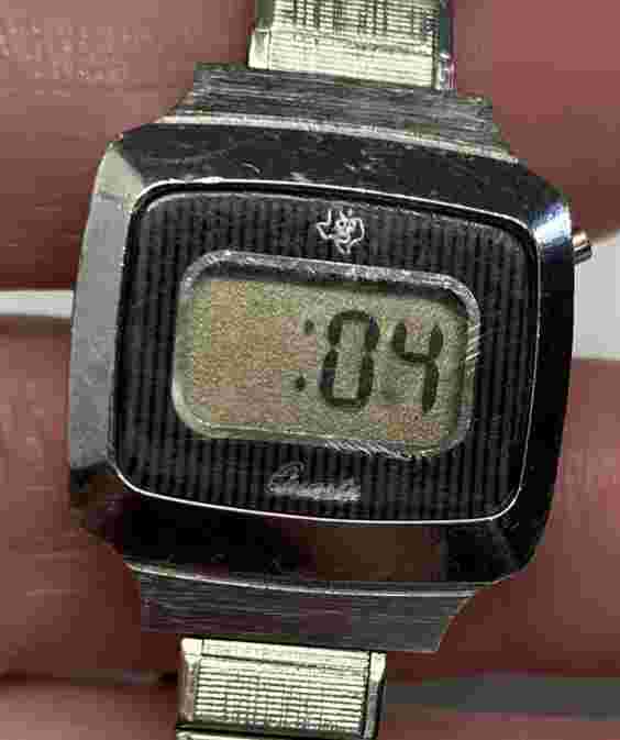 Vintage Texas Instruments Women's Digital Quartz Watch New Battery