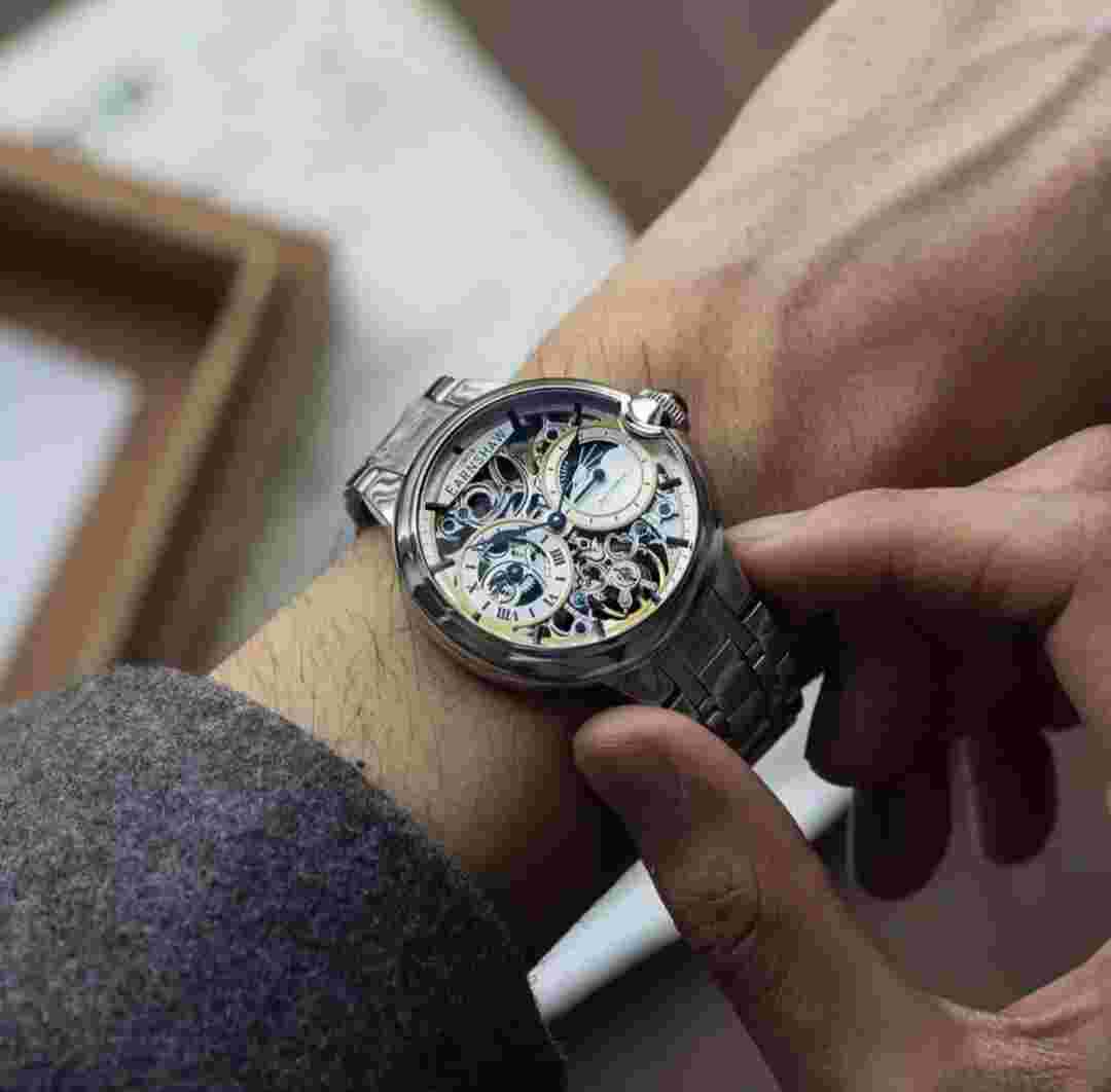 Thomas Earnshaw Barallier - mens automatic Skeleton watch