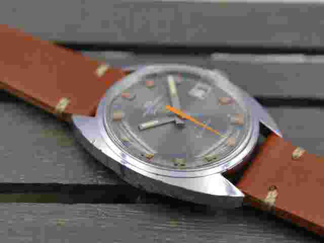70's vintage watch mens Jaquet Girard Geneve automatic AS 2063 w/ box