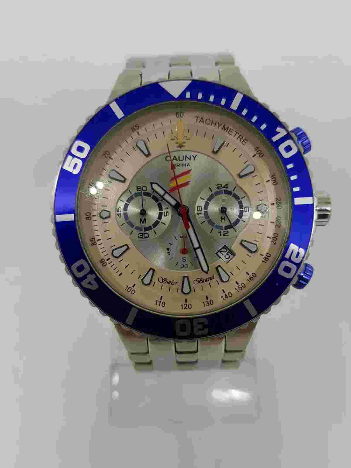 CAUNY PRIMA CHRONO WATCH C:E:P XII anniversary E. LIMITED (full set) swiss